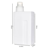 Maxbell Laundry Empty Bottles Reusable Leakproof Lotions Bottle for Home Countertop 3pcs Bottles Label