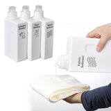 Maxbell Laundry Empty Bottles Reusable Leakproof Lotions Bottle for Home Countertop 3pcs Bottles Label