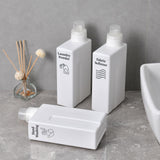 Maxbell Laundry Empty Bottles Reusable Leakproof Lotions Bottle for Home Countertop 3pcs Bottles Label