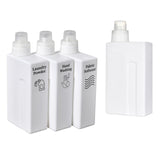 Maxbell Laundry Empty Bottles Reusable Leakproof Lotions Bottle for Home Countertop 3pcs Bottles Label