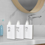 Maxbell Laundry Empty Bottles Reusable Leakproof Lotions Bottle for Home Countertop 3pcs Bottles Label