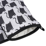 Maxbell Halloween Pattern Oven Mitts Gadget with Mat for Household BBQ Cat