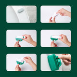 Maxbell 2 Pieces Portable Toilet Lifter Sanitary Lid Handle for Home Hotel Office Green