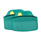 Maxbell 2 Pieces Portable Toilet Lifter Sanitary Lid Handle for Home Hotel Office Green