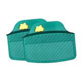 Maxbell 2 Pieces Portable Toilet Lifter Sanitary Lid Handle for Home Hotel Office Green