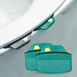 Maxbell 2 Pieces Portable Toilet Lifter Sanitary Lid Handle for Home Hotel Office Green