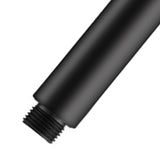 Maxbell High Pressure Handheld Shower Head 5 Spray Settings Screw in G1/2" Connector Black 1.5m Hose