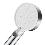Maxbell High Pressure Handheld Shower Head 5 Spray Settings Screw in G1/2" Connector Silver 1.5m Hose