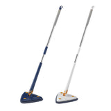 Maxbell Telescopic Flat Cleaning Mop with Microfiber Pad Washable for Laminate Wood Blue