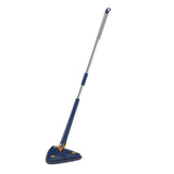 Maxbell Telescopic Flat Cleaning Mop with Microfiber Pad Washable for Laminate Wood Blue