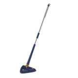 Maxbell Telescopic Flat Cleaning Mop with Microfiber Pad Washable for Laminate Wood Blue