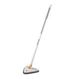 Maxbell Telescopic Flat Cleaning Mop with Microfiber Pad Washable for Laminate Wood White