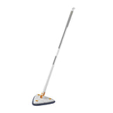 Maxbell Telescopic Flat Cleaning Mop with Microfiber Pad Washable for Laminate Wood White
