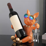 Maxbell Wine Rack with Opener Storage Stand Wine Cabinet Pantry Restaurant Orange