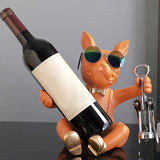 Maxbell Wine Rack with Opener Storage Stand Wine Cabinet Pantry Restaurant Orange
