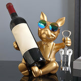 Maxbell Wine Rack with Opener Storage Stand Wine Cabinet Pantry Restaurant Golden