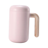 Maxbell Self Stirring Magnetic Mug Insulation Cup Rechargeable for Home Tea Pink