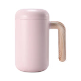 Maxbell Self Stirring Magnetic Mug Insulation Cup Rechargeable for Home Tea Pink
