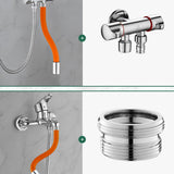 Maxbell 360 Rotary Faucet Extender Faucet Hose 1/2'' Splashproof for Sink Bathroom 50cm