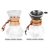 Maxbell Coffee Maker Coffee Pot High Temperature Resistant Cafe with Scale Barista 400ml