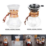 Maxbell Coffee Maker Coffee Pot High Temperature Resistant Cafe with Scale Barista 400ml