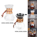 Maxbell Coffee Maker Coffee Pot High Temperature Resistant Cafe with Scale Barista 400ml