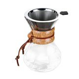 Maxbell Coffee Maker Coffee Pot High Temperature Resistant Cafe with Scale Barista 400ml  with Filter