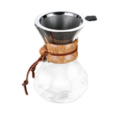 Maxbell Coffee Maker Coffee Pot High Temperature Resistant Cafe with Scale Barista 800ml with Filter