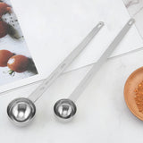 Maxbell Coffee Spoon Measuring Scoop Teaspoon Stainless Steel for Kitchen Supplies 15ml