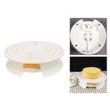 Maxbell Anti Skid Round Cake Table Rotating Cake Stand Kitchen Baking Tools Durable