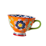 Maxbell Ceramic Cup Birthday Gifts Porcelain Tea Cups for Tea Cappuccino Office Style A