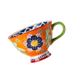 Maxbell Ceramic Cup Birthday Gifts Porcelain Tea Cups for Tea Cappuccino Office Style A