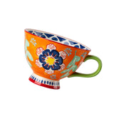 Maxbell Ceramic Cup Birthday Gifts Porcelain Tea Cups for Tea Cappuccino Office Style A