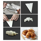 Maxbell Stainless Steel Bread Cutter with Wooden Handle for Kitchen Baking Tools