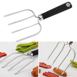 Maxbell Professional Turkey Lifting Fork Poultry Fork Meat Fork for Picnic Cooking