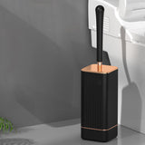 Maxbell Wall Mounted Household Toilet Brush Cleaning Utensils for Bathroom Lavatory Black