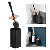 Maxbell Wall Mounted Household Toilet Brush Cleaning Utensils for Bathroom Lavatory Black