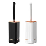 Maxbell Toilet Brush and Holder Compact Quick Dry Punch Free for Toliet Household Black