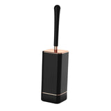 Maxbell Toilet Brush and Holder Compact Quick Dry Punch Free for Toliet Household Black
