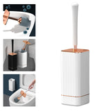 Maxbell Toilet Brush and Holder Compact Quick Dry Punch Free for Toliet Household White