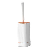 Maxbell Toilet Brush and Holder Compact Quick Dry Punch Free for Toliet Household White