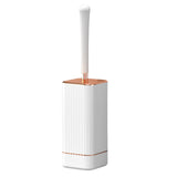 Maxbell Toilet Brush and Holder Compact Quick Dry Punch Free for Toliet Household White