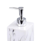 Maxbell Soap Dispenser Resin 500ml with Pump Bottle for Lotion Conditioner Bathroom White