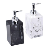 Maxbell Soap Dispenser Resin 500ml with Pump Bottle for Lotion Conditioner Bathroom White