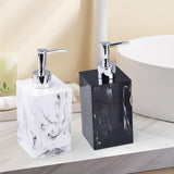 Maxbell Soap Dispenser Resin 500ml with Pump Bottle for Lotion Conditioner Bathroom White