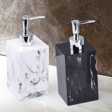 Maxbell Soap Dispenser Resin 500ml with Pump Bottle for Lotion Conditioner Bathroom White