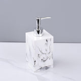 Maxbell Soap Dispenser Resin 500ml with Pump Bottle for Lotion Conditioner Bathroom White