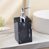 Maxbell Soap Dispenser Resin 500ml with Pump Bottle for Lotion Conditioner Bathroom Black