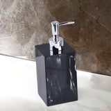 Maxbell Soap Dispenser Resin 500ml with Pump Bottle for Lotion Conditioner Bathroom Black