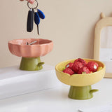 Maxbell Creative Fruit Storage Rack Sundries Key Organizer Basket Home Party Table Pink